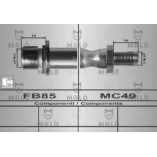 80620 Malo Тормозной шланг