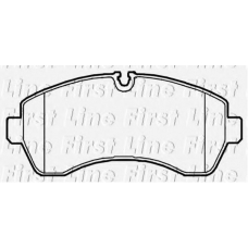 FBP3791 FIRST LINE Комплект тормозных колодок, дисковый тормоз