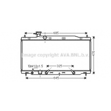 HD2269 AVA Радиатор, охлаждение двигателя
