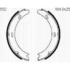 8100 23552 TRISCAN Комплект тормозных колодок, стояночная тормозная с