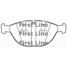 FBP3503 FIRST LINE Комплект тормозных колодок, дисковый тормоз