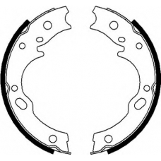 8DA 355 050-941 HELLA Комплект тормозных колодок, стояночная тормозная с