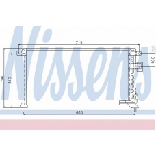 94075 NISSENS Конденсатор, кондиционер