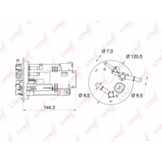LF362M LYNX Фильтр топливный