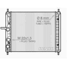DRM09150 DENSO Радиатор, охлаждение двигателя