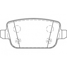 WBP24537A WAGNER LOCKHEED Комплект тормозных колодок, дисковый тормоз