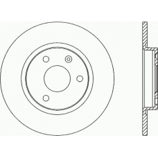 BDA1111.10 OPEN PARTS Тормозной диск