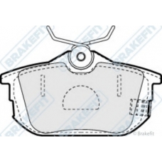 PD3027 APEC Комплект тормозных колодок, дисковый тормоз