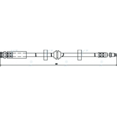 HOS3169 APEC Тормозной шланг
