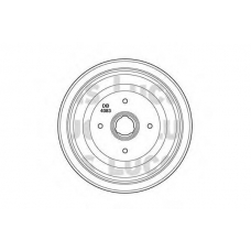 DB4083 TRW Тормозной барабан