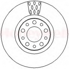 562299B BENDIX Тормозной диск