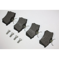 3169804518E0A AUTOMEGA Комплект тормозных колодок, дисковый тормоз