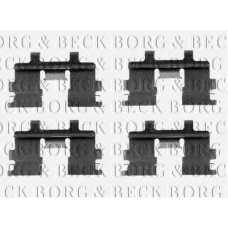 BBK1142 BORG & BECK Комплектующие, колодки дискового тормоза