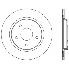 BDA2533.10 OPEN PARTS Тормозной диск