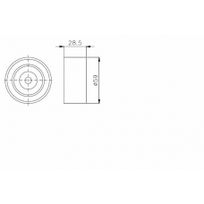 TKR 9941 TIMKEN Паразитный / ведущий ролик, зубчатый ремень