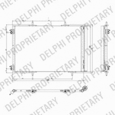 TSP0225642 DELPHI Конденсатор, кондиционер
