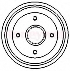 329155B BENDIX Тормозной барабан