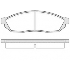 0111.00 REMSA Комплект тормозных колодок, дисковый тормоз