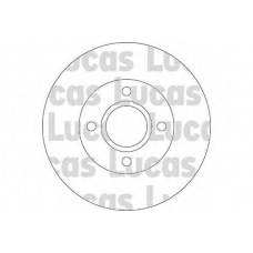 DF4036 TRW Тормозной диск