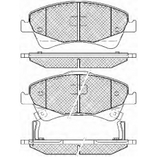 20096 BSF Комплект тормозных колодок, дисковый тормоз