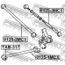 0125-3MCX FEBEST Рычаг независимой подвески колеса, подвеска колеса
