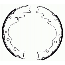 05450 KAWE Комплект тормозных колодок