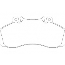 WBP20835A WAGNER LOCKHEED Комплект тормозных колодок, дисковый тормоз