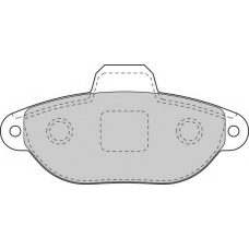 DBP230925 DURON Комплект тормозных колодок, дисковый тормоз