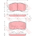 GDB3266 TRW Комплект тормозных колодок, дисковый тормоз