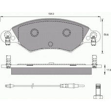 787181 ROULUNDS Комплект тормозных колодок, дисковый тормоз