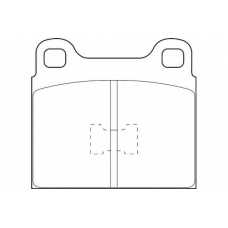 WBP20228A WAGNER LOCKHEED Комплект тормозных колодок, дисковый тормоз