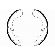 MFR557 MINTEX Комплект тормозных колодок