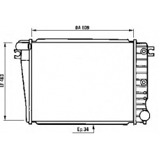 730231 VALEO Радиатор, охлаждение двигателя