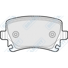 PD3077 APEC Комплект тормозных колодок, дисковый тормоз