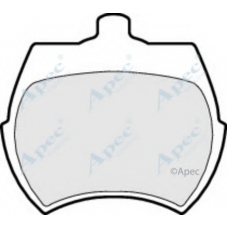 PAD37 APEC Комплект тормозных колодок, дисковый тормоз