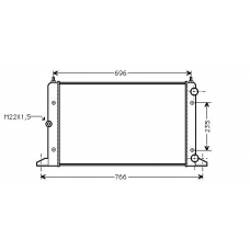 VW2134 AVA Радиатор, охлаждение двигателя