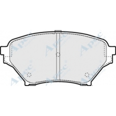 PAD1247 APEC Комплект тормозных колодок, дисковый тормоз