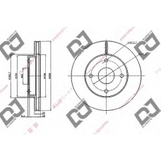 BD2014 DJ PARTS Тормозной диск