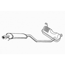 613302 FONOS Средний глушитель выхлопных газов
