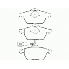 MDB2041 MINTEX Комплект тормозных колодок, дисковый тормоз
