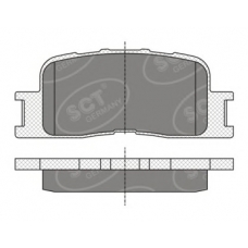 SP 334 PR SCT Комплект тормозных колодок, дисковый тормоз