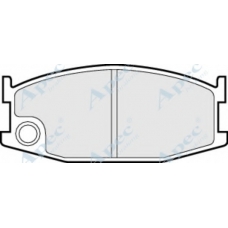 PAD299 APEC Комплект тормозных колодок, дисковый тормоз