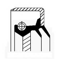 01019881B CORTECO Уплотняющее кольцо, дифференциал; Уплотняющее коль