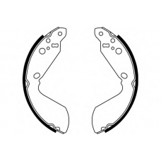 S854 SIMER Комплект тормозных колодок