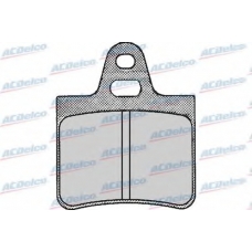 AC428481D AC Delco Комплект тормозных колодок, дисковый тормоз