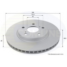 ADC01138V COMLINE Тормозной диск