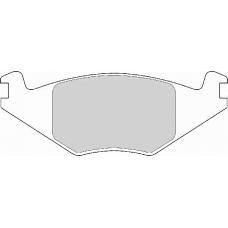 FD4150N NECTO Комплект тормозных колодок, дисковый тормоз