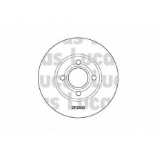 DF2600 TRW Тормозной диск