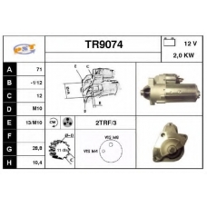 TR9074 SNRA Стартер