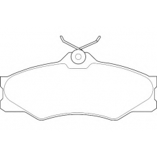 WBP20979A WAGNER LOCKHEED Комплект тормозных колодок, дисковый тормоз